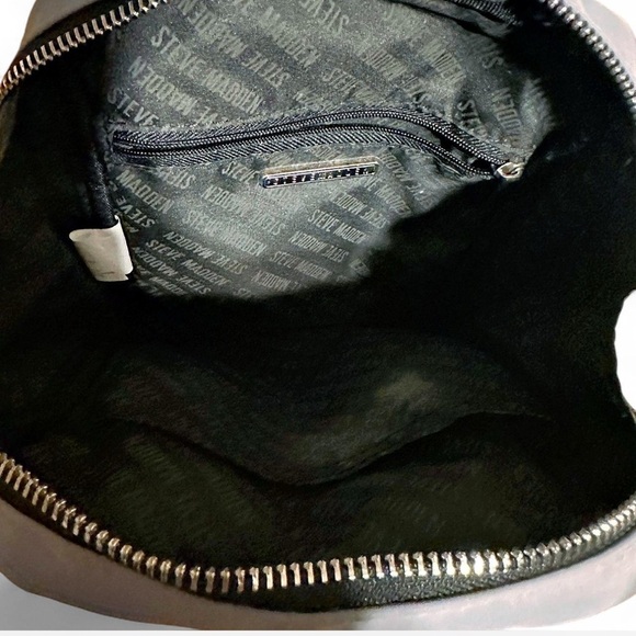 Steve Madden NWOT Boda Crossbody Sling Shoulder Bag grey black - Picture 4 of 6